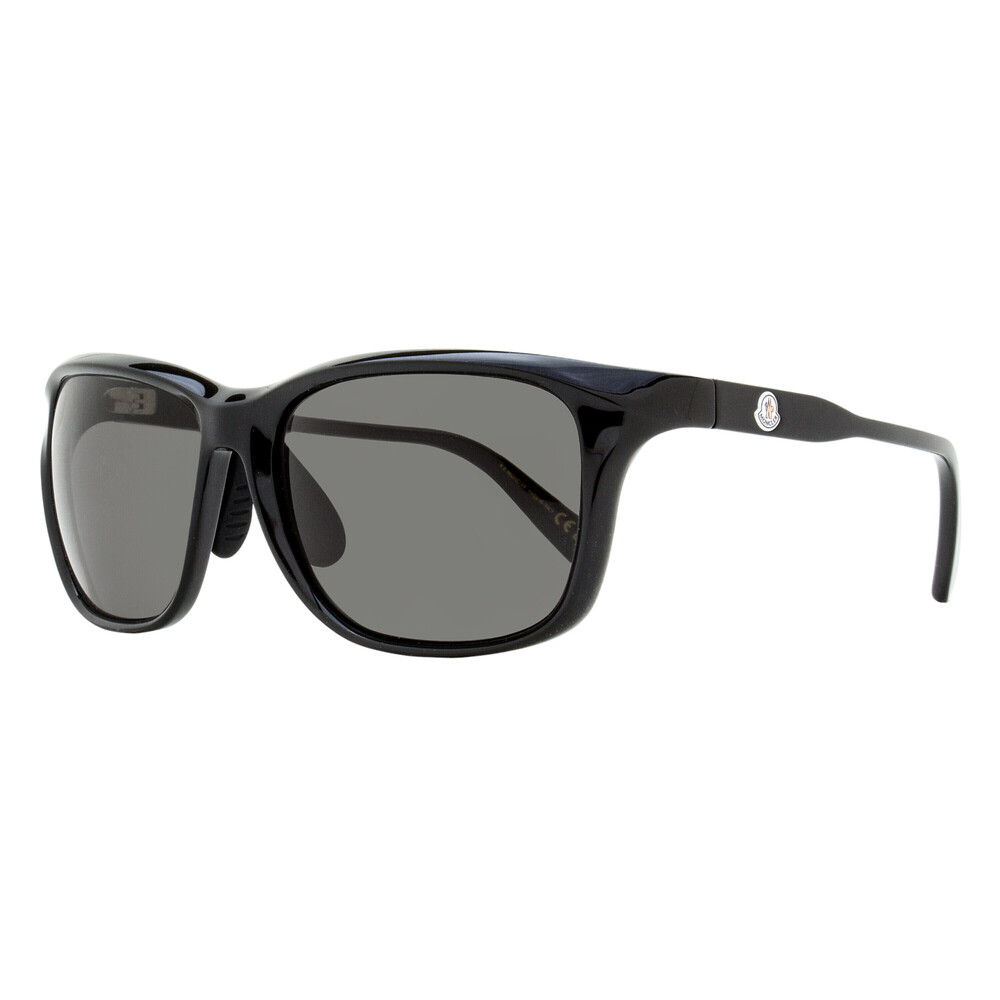 Moncler Black Sunglasses with Gray Lenses